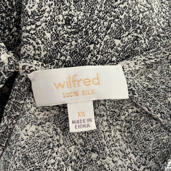 Wilfred 100% Silk Loose Tank Top with Pattern - Picture 3 of 3